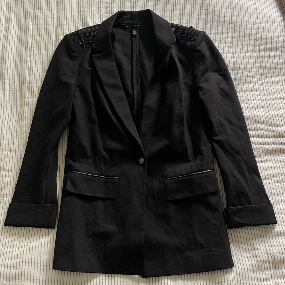 White House Black Market Black Blazer